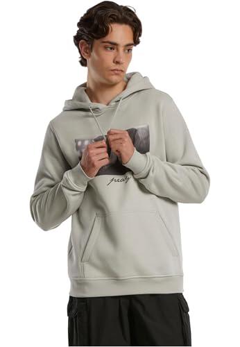 Mister Tee Sudadera con Capucha de los Hombres, 65% Algodón 35% Poliéster, Asfalto Ligero, M