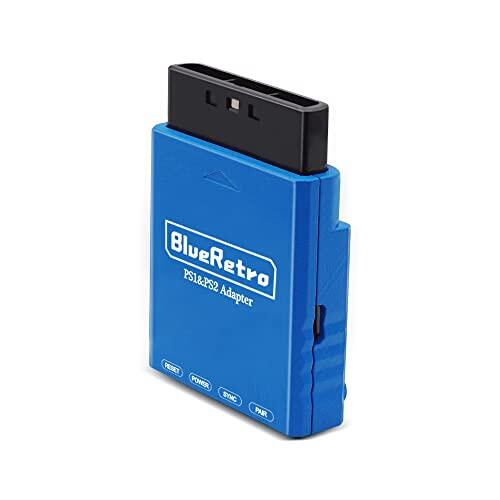 XBERSTAR Adaptador Bluetooth inalámbrico para consola de juegos PS2 PS1 (azul)