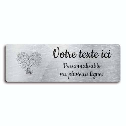 Placas funerarias personalizadas: elegancia y durabilidad en aluminio cepillado