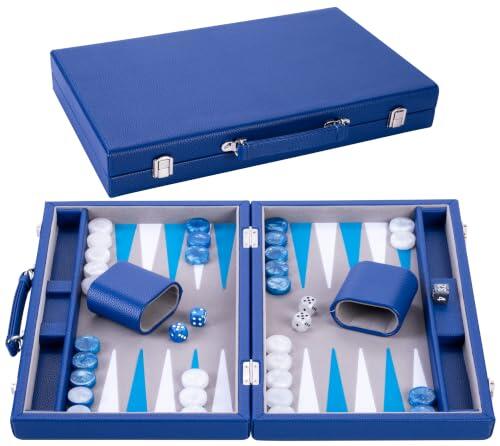 Estrategia y Elegancia en el Tablero: Análisis del Backgammon de Lujo Engelhart de 38 cm