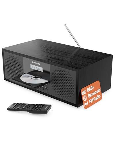 OAKCASTLE DAB500 Equipo de Musica para Casa y CD Player con 60W Altavoces