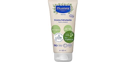 Mustela Crema Bio Organico Hidratante Facial y Corporal, 150 ml