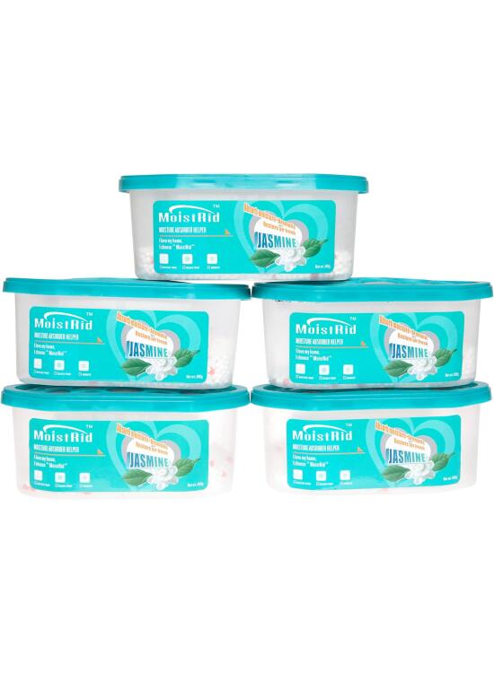 Pack 5 deshumidificador antihumedad habitación, Absorbe humedad armarios, atrapa humedad interior, antimoho cajones, deshumidificadores de humedad para ropa, cocina, coche. Absorbe humedad trastero.