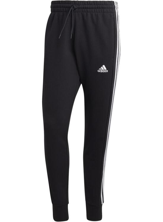 adidas Essentials French Terry Tapered Cuff 3-Stripes Joggers - Pants Hombre