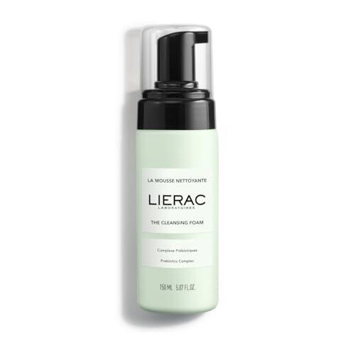Lierac - Desmaquillante - Espuma Limpiadora Facial 150ml - Prebióticos Marinos - Calma y Aclara - 99% Ingredientes Naturales - Vegana