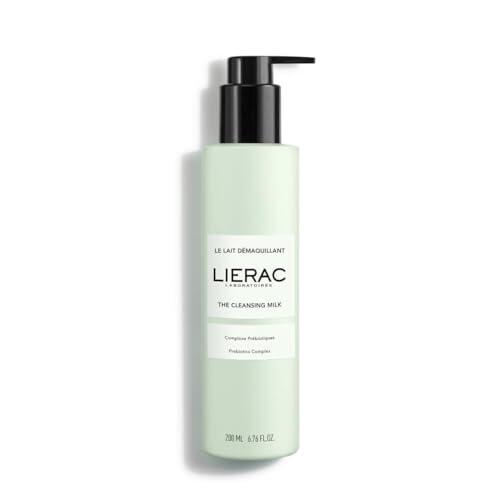 Lierac - Desmaquillante - Leche Limpiadora Facial 200ml - Prebióticos Marinos - 97% Ingredientes Naturales - Vegana - Todo Tipo de Pieles