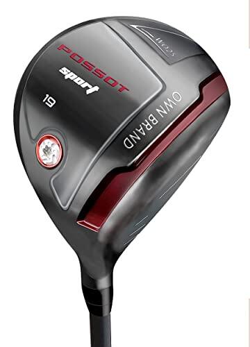 POSSOT Madera de golf Fairway, madera 3/5 con ejes de grafito para hombre, palo de golf con eje flexible regular y rígido premium, diestros, 5 madera regular