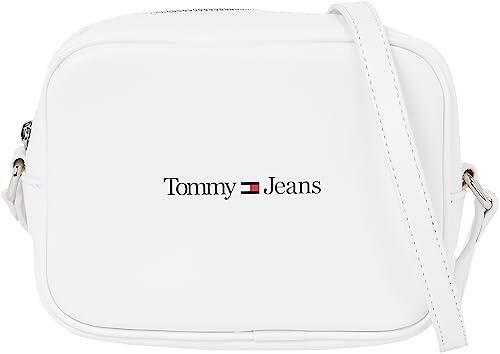 Tommy Jeans TJW CAMERA BAG AW0AW15029, Bolsos Cruzados Mujer, Blanco (White), OS