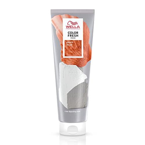 Wella Professionals Color Fresh Mask Mascarilla de color Coloración temporal Revive el color del cabello Hidratante Tono Peach Blush 150ml