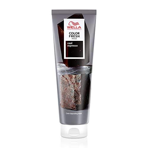 Wella Professionals Color Fresh Mask Mascarilla de color Coloración temporal Revive el color del cabello Hidratante Tono Cool Espresso 150ml