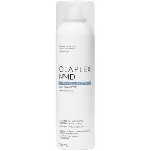 Olaplex No 4D Champú Seco, Desintoxica el Cuero Cabelludo, Neutraliza el Olor, Deja el Cabello Limpio, Para Todo Tipo de Cabello, 250ml