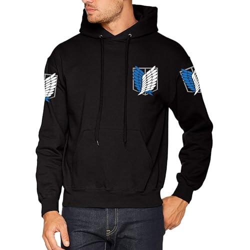 Ataque al Titan - Sudadera con capucha (as4, alpha, m, regular, regular, M)