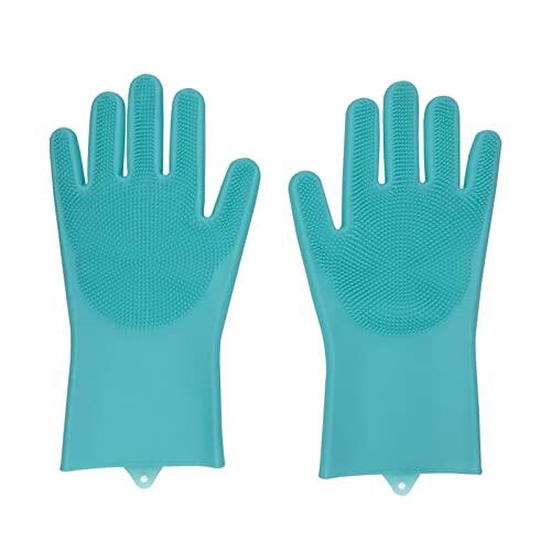 Guantes de Silicone Mágicos para Fregar Platos - Esponja de Limpieza de Cocina, 1 Par
