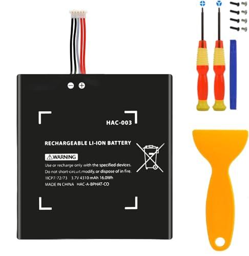 Uwayor Batería de repuesto HAC-003 batería Switch 4310mAh Compatible con Nintendo Switch 2017 consola de juegos, 3.7V 16.0Wh Batería de alta capacidad