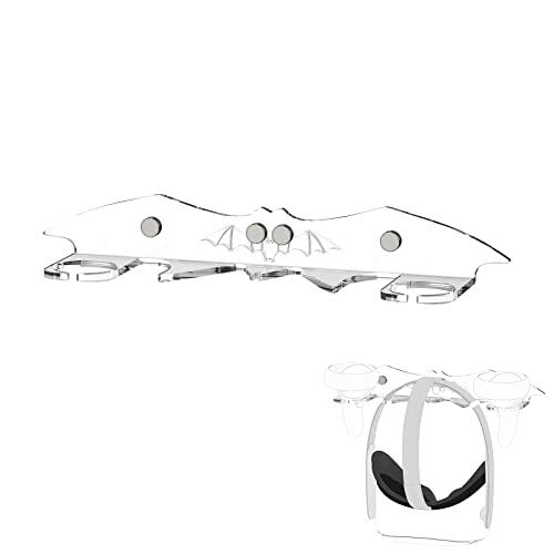 Geekria VR Soporte de Pared Compatible con Meta/Oculus Quest Pro/Quest 2/Quest/Rift S/Valve Index/HTC Vive/HP Reverb G2/PlayStation VR Accesorios para Juegos Soporte de Almacenamiento Gancho (Blanco)