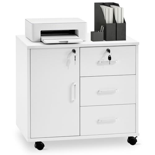 Optimiza tu Espacio de Trabajo con el Archivador Móvil TUKAILAi de Tres Cajones