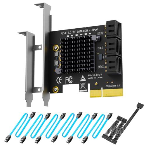 Ampliando el almacenamiento de tu PC: Análisis de la tarjeta GLOTRENDS de 6 puertos SATA