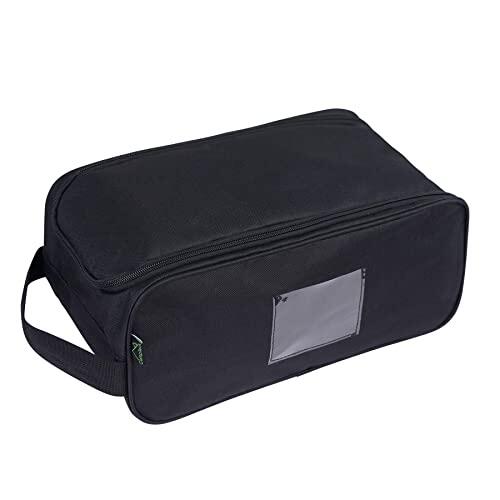 CampTeck U7237 Bolsa Zapatos Viaje Poliéster Unisex - Shoe Bag, Bolsa Zapatillas Fútbol, Golf, Deporte - Negro