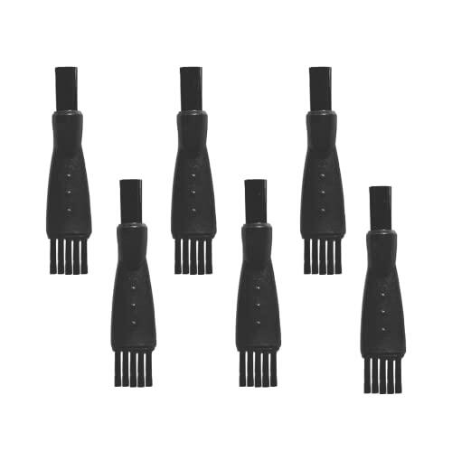 Cepillo de Afeitar, 6 Pcs Cepillo de Limpieza de Afeitadoras, Cepillo de Limpieza para Maquinilla de Afeitar, para Eliminar los Restos de Barba y el Polvo