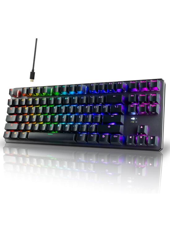 Eficiencia y Diseño en un Teclado Mecánico Compacto