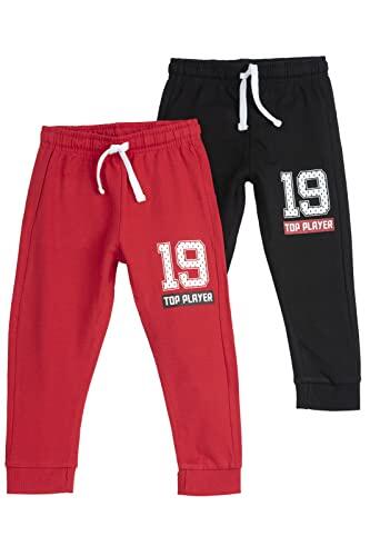 Chicco, Set de 2 Pantalones Niño, Pantalones de Chándal de Algodón, Ropa Infantil para Niño, Designed in Italy