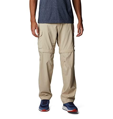 Columbia Hombre Pantalones Utilitarios Convertibles, Silver Ridge