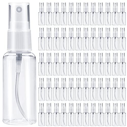 DKBT Botella pulverizadora de niebla fina, 60 unidades, 30 ml, pequeña de plástico