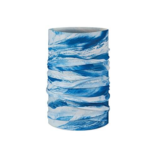Buff | Braga de cuello CoolNet UV Niño Niña Flexible, Proteccion UPF50, Ligera, Elastica, Material Reciclado, Deporte, Verano, Talla Única, Azul
