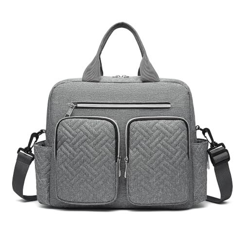Organización y Funcionalidad: Análisis del Bolso Pañalera Kono Gris