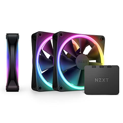 NZXT F120 RGB Duo Triple Pack - 3x Ventiladores RGB 120mm + Hub - Negro