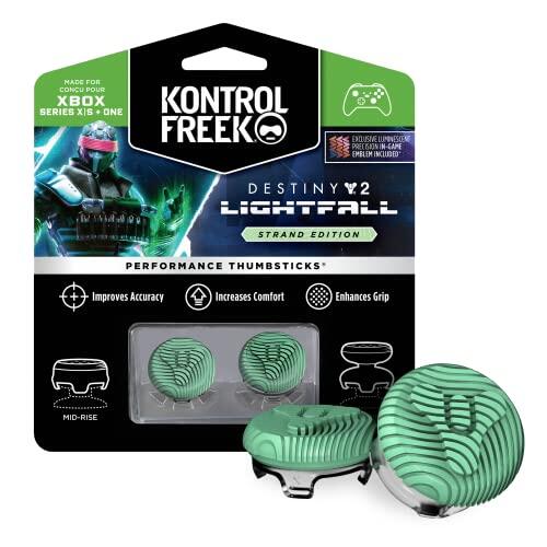 KontrolFreek Destiny 2: Lightfall Performance Thumbsticks para Xbox One (XB1) y Xbox Series X (XBX) | 1 talle alto, 1 tiro medio