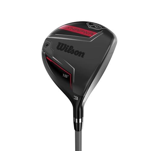 Wilson Staff Palo de Golf, Dynapower 7 Madera Fairway, Grafito, para Hombre