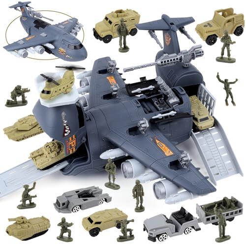 Análisis Completo del Avión de Transporte Militar de deAO y su Set de Juego