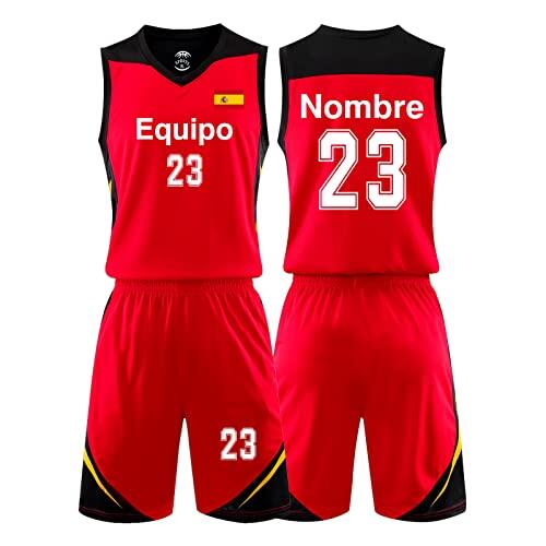 LAIFU Personalizar Disfraz Jugador Baloncesto de niño y Adultos Camiseta Baloncesto Personalizada
