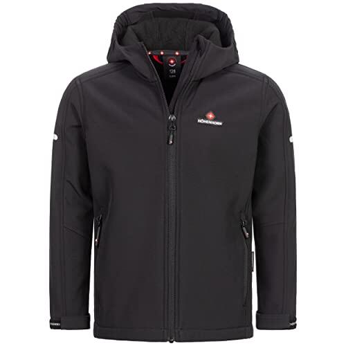 Höhenhorn 32Q5 Cledo Kinder Softshelljacke Classic Schwarz Gr. 164