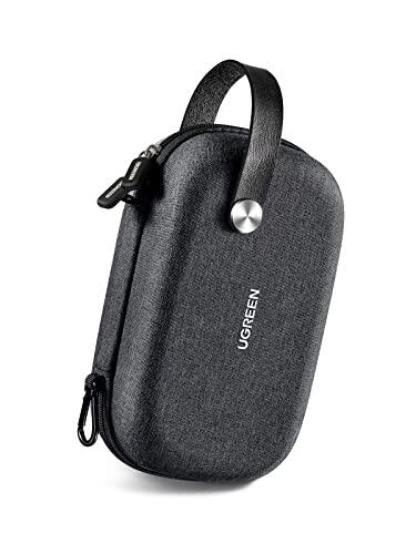 UGREEN Organizador Cables Viaje, Bolsa para Almacenamiento de Accesorios electrónicos, Impermeable e Protección a Prueba de Golpes, para Memoria USB, Cargador de Disco Duro, Batería