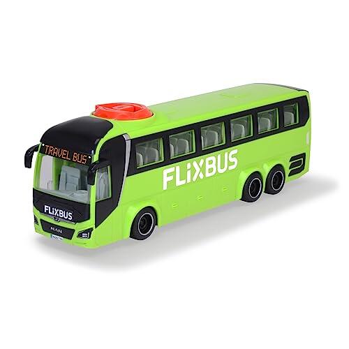 Viaja por Carretera con el Autobús de Juguete Dickie Toys Man FlixBus Verde
