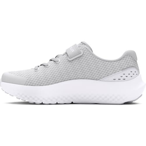 Under Armour UA GPS Surge 4 Deportivas de niña con cierre ajustable de velcro, zapatillas para correr con amortiguación