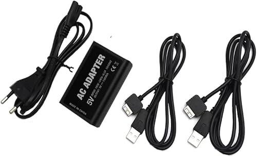 CHILDMORY Adaptador de Corriente para PSVita 1000 con Cable de Carga USB (Solo Compatible con los Modelos PS Vita 1000)
