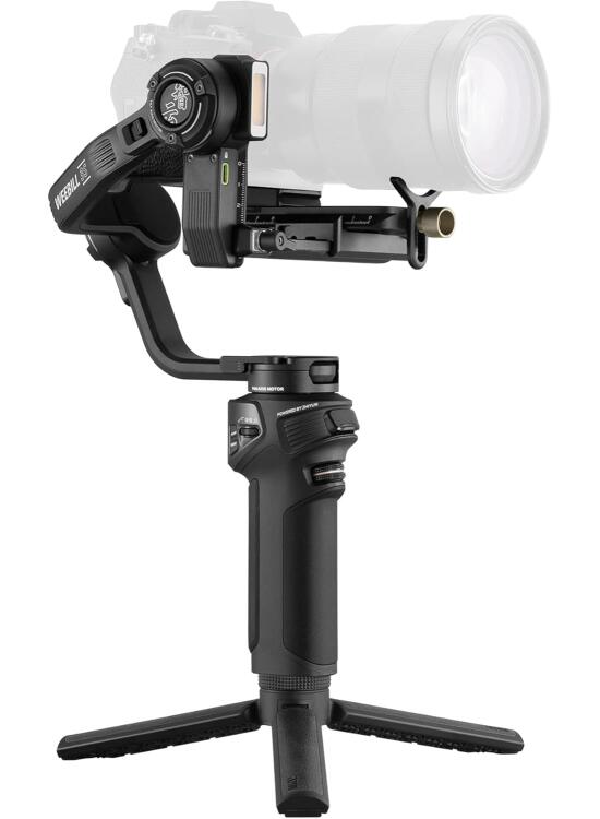 ZHIYUN Weebill 3S [Oficial] Estabilizador de cardán de 3 Ejes para cámara, Bluetooth, Disparo Vertical Nativo, Ligero DSLR y estabilizador sin Espejo con luz de llenado para