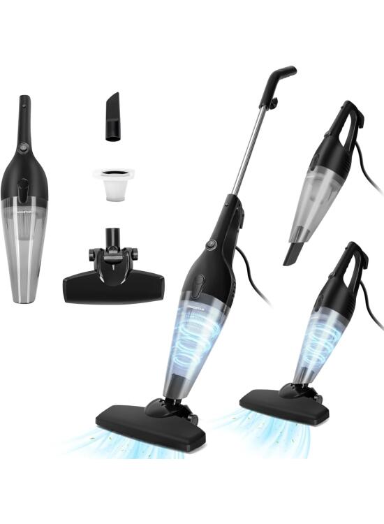 Aspiración Eficiente y Versatilidad en un Diseño Compacto: Análisis de una Aspiradora Vertical