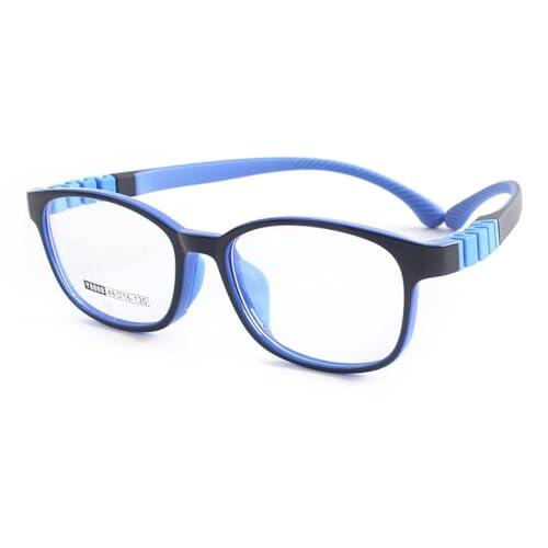 Marco de gafas ópticas para niños, TR90, flexible, flexible, de una pieza, seguro, para niñas y niños