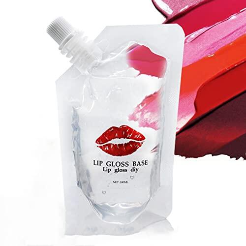 Brillo de Labios Base Gel Hidratante DIY Bálsamo Labial Base Gel Material Cosmético para Hacer su Propio Bálsamo Labial 100ml