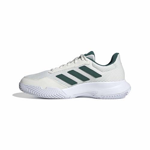 adidas Unisex adulto Court Spec 2 Tennis Shoes, Off White/Collegiate Green/Cloud White, 42 EU