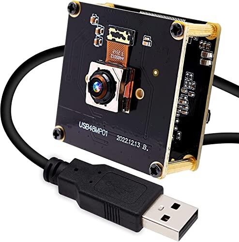 Svpro Módulo de cámara USB Enfoque automático 48MP Placa Industrial cámara de 8000x6000 cámara de Alta definición para altímetro, Enfoque automático, cámara UVC Plug and Play para Machine Vision