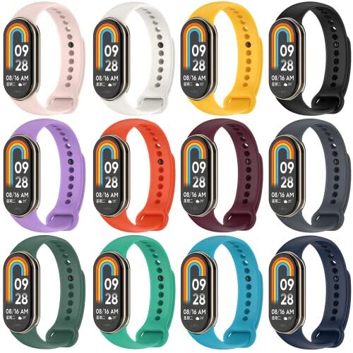 Renueva tu Xiaomi Mi Band 8, 9 y 10 con este pack de 12 correas de silicona