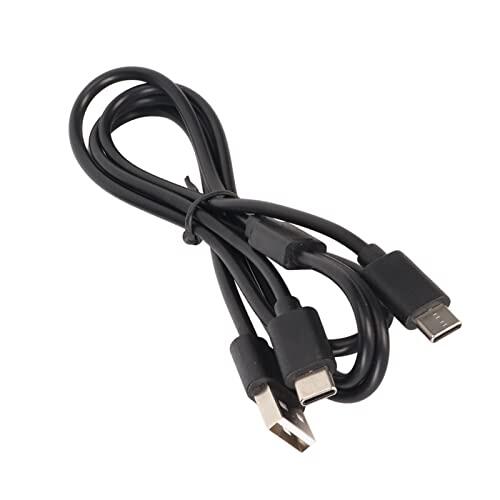 Cable de Carga Divisor Tipo C de Puerto Dual, Cable de Carga Multi USB C 2 en 1 para PS VR2 para para Switch, para Switch OLED, 2.8 Pies