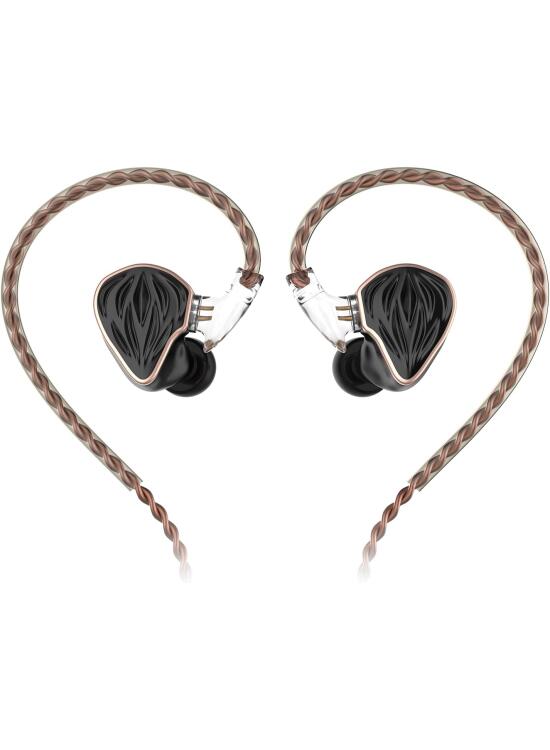 Hidizs MS3 1DD+2BA Auriculares híbridos HiFi con Cable In-Ear Controlador dinámico de Doble Canal magnético Dual con 3 filtros de sintonización Diseño de Bucle de 2 Pines de 0,78 mm, 3,5 mm