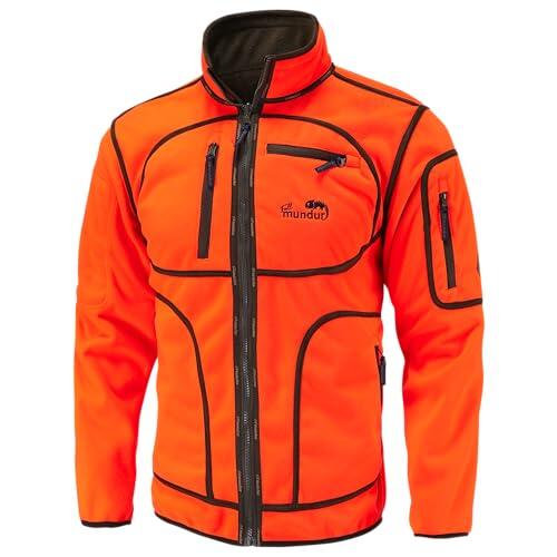 Full mundur Chaqueta de Caza Naranja Blaze Camo Chaqueta Reversible Naranja para Hombre Cortavientos Impermeable