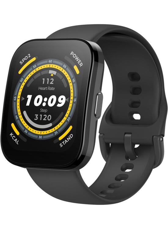 Amazfit Bip 5 Smartwatch con pantalla grande de 1,91", llamadas Bluetooth, Alexa, GPS, batería de 10 días duración, rastreador de actividad física con frecuencia cardíaca, control de oxígeno en sangre
